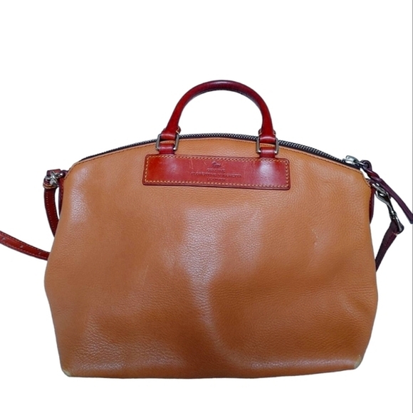 Dooney & Bourke Dillen Leather Satchel Crossbody Bag - Picture 2 of 16